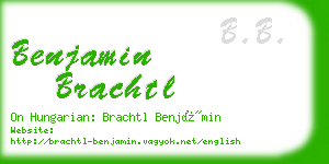 benjamin brachtl business card